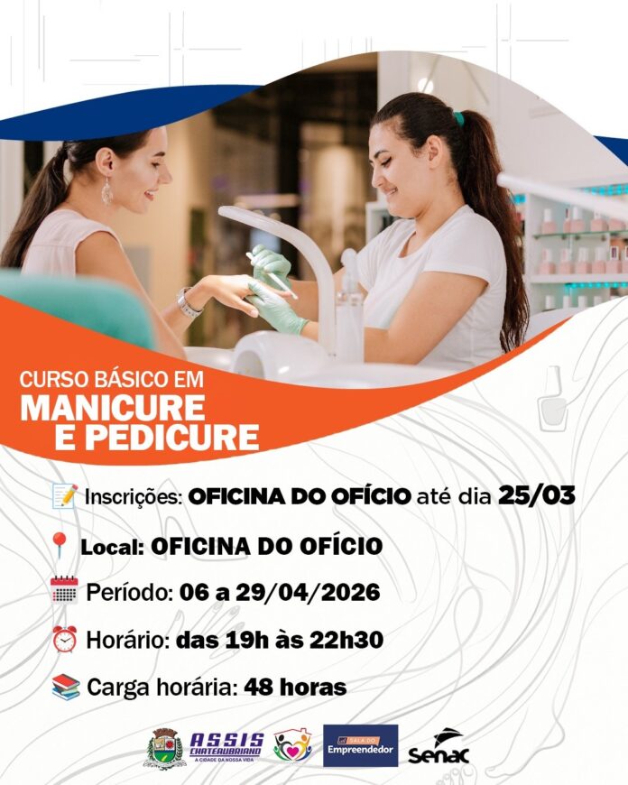 Curso de Manicure e Pedicure em Assis Chateaubriand