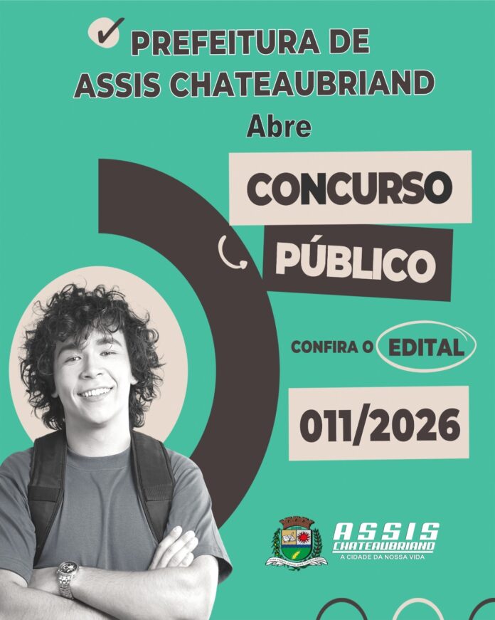 Edital 012/2026 – Concurso Público em Assis Chateaubriand