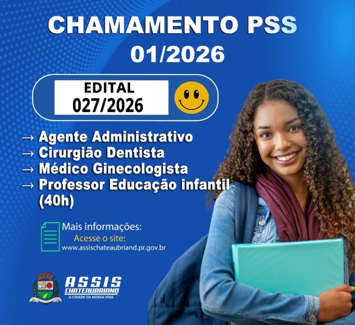 Convocação PSS 02/2025 para o cargo de professor