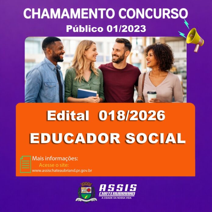 Concurso público 01/2023: Sexagésima quarta convocação