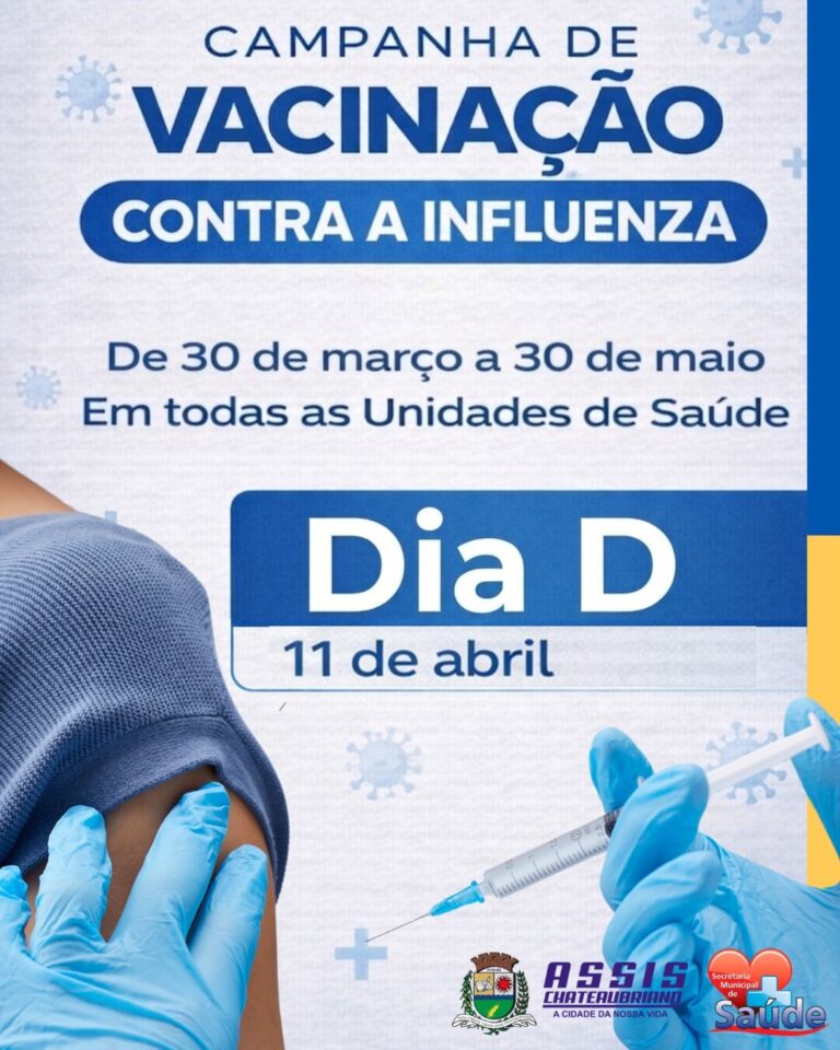 Campanha de vacinação contra a Influenza (gripe) em Assis Chateaubriand
