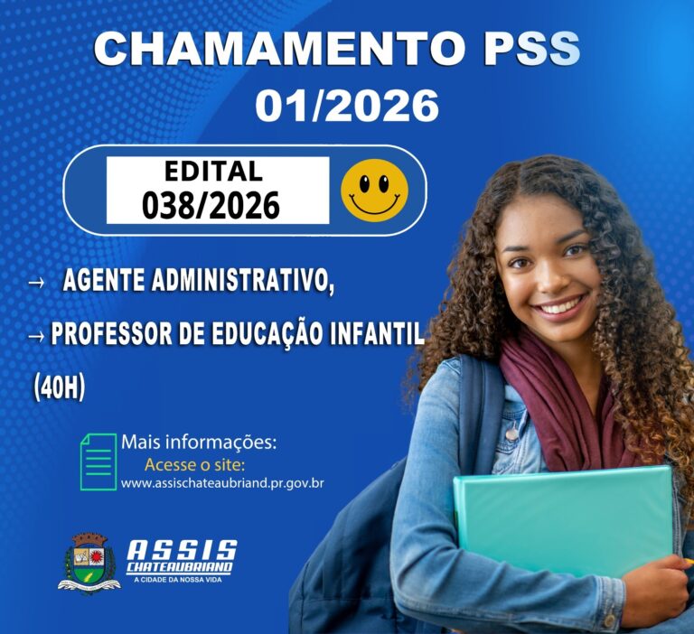 5ª convocação do PSS 01/2026