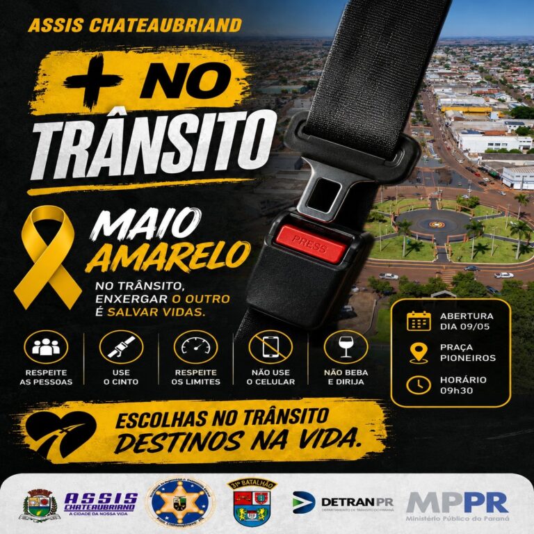 Trânsito mais humano é foco de mobilização em Assis Chateaubriand