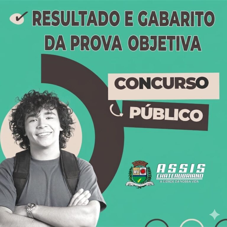 Divulgado Gabarito e Resultado da Prova Objetiva do Concurso Público 001/2026 em Assis Chateaubriand