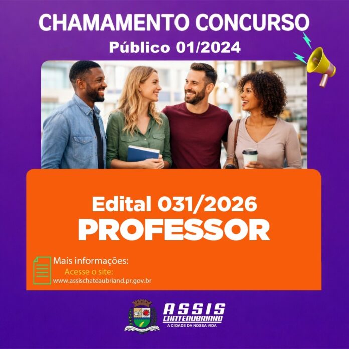 43ª convocação no concurso público 01/2024
