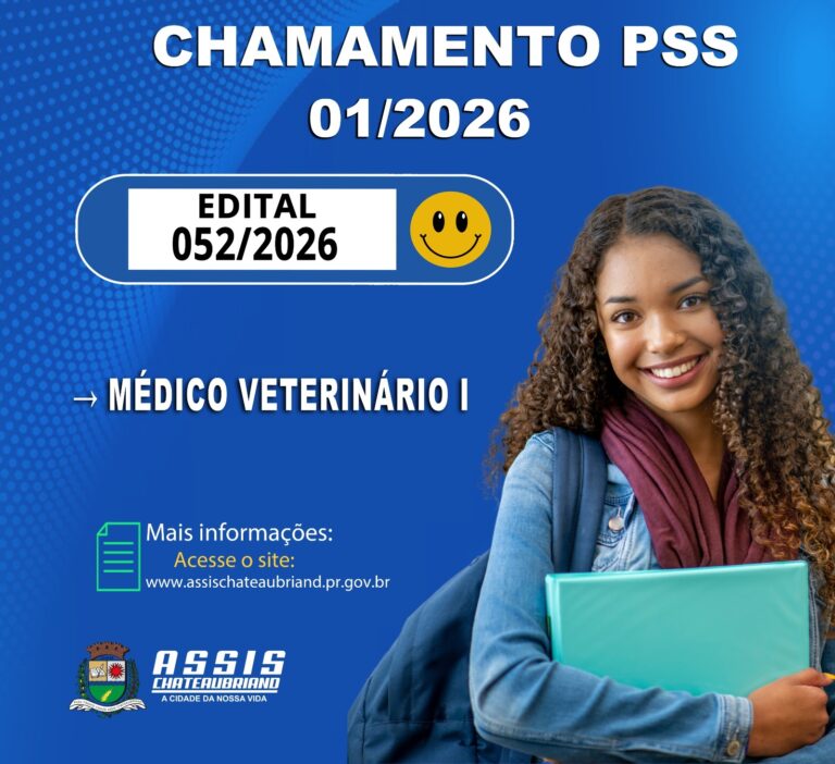 11ª convocação do PSS 01/2026