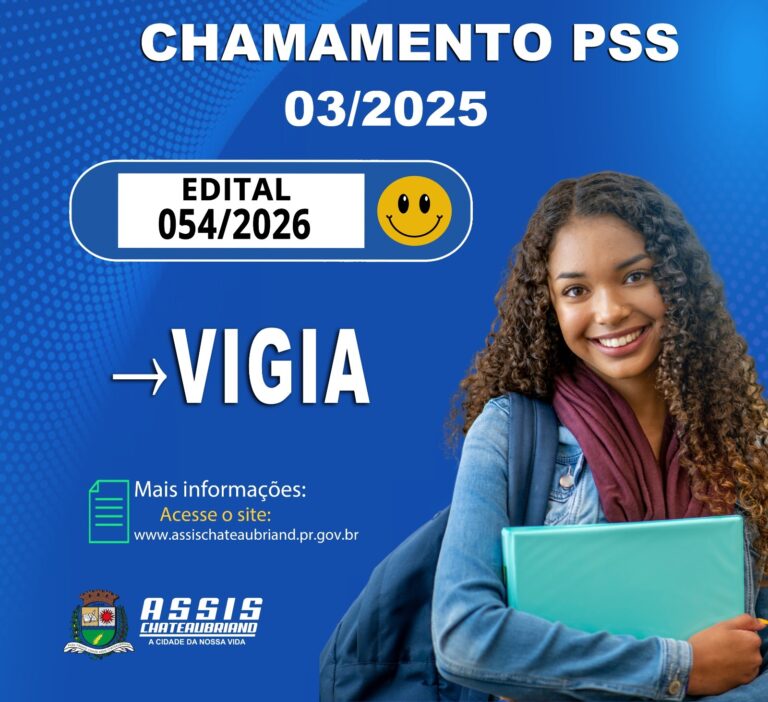 27ª convocação do PSS 03/2025