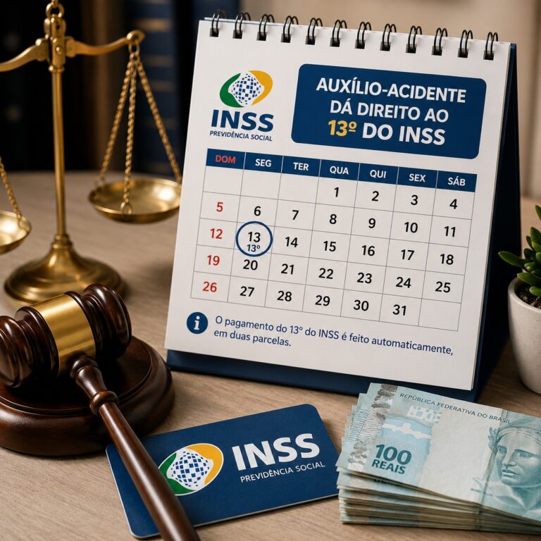 Auxílio-acidente dá direito ao 13º do INSS