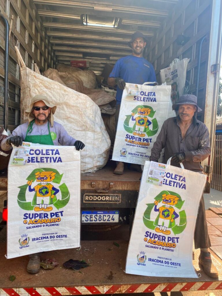 Coleta Seletiva em Iracema do Oeste: município realiza entrega de sacos de ráfia para fortalecer separação de resíduos
