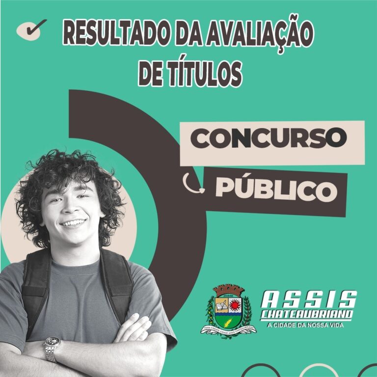Resultado da Avaliação de Títulos do Concurso Público 01/2026 de Assis Chateaubriand