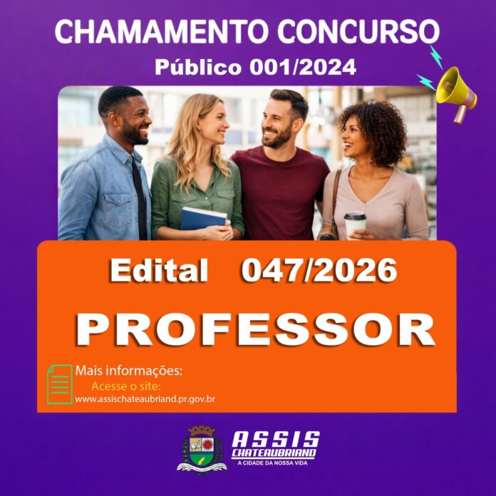 51ª convocação no concurso público 01/2024