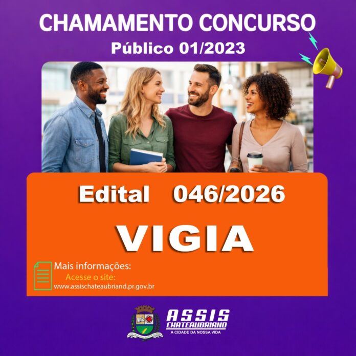66ª convocação no concurso público 01/2023