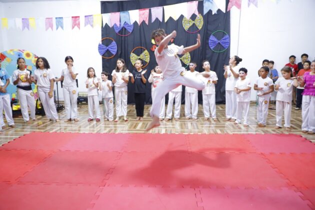 Encontro Fortalecendo V&iacute;nculos Junino promove integra&ccedil;&atilde;o comunit&aacute;ria no Jardim Ara&ccedil;&aacute;
