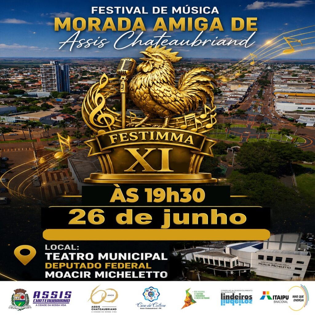 FESTIMMA reúne talentos locais no Teatro Municipal em Assis Chateaubriand