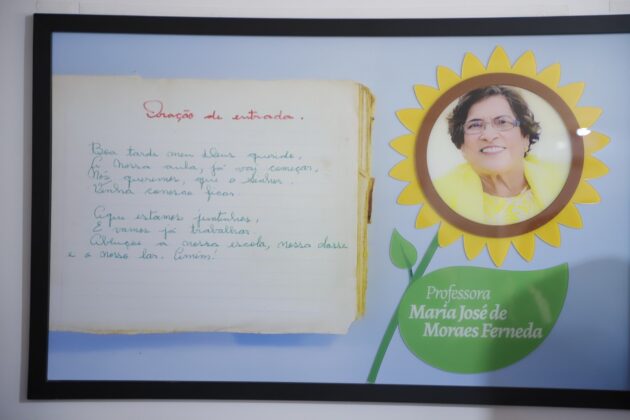 Micheletto eterniza legado da professora Maria Ferneda em Centro de Educa&ccedil;&atilde;o Infantil