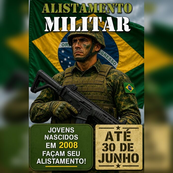 Prazo para Alistamento Militar 2026 termina no dia 30 de junho