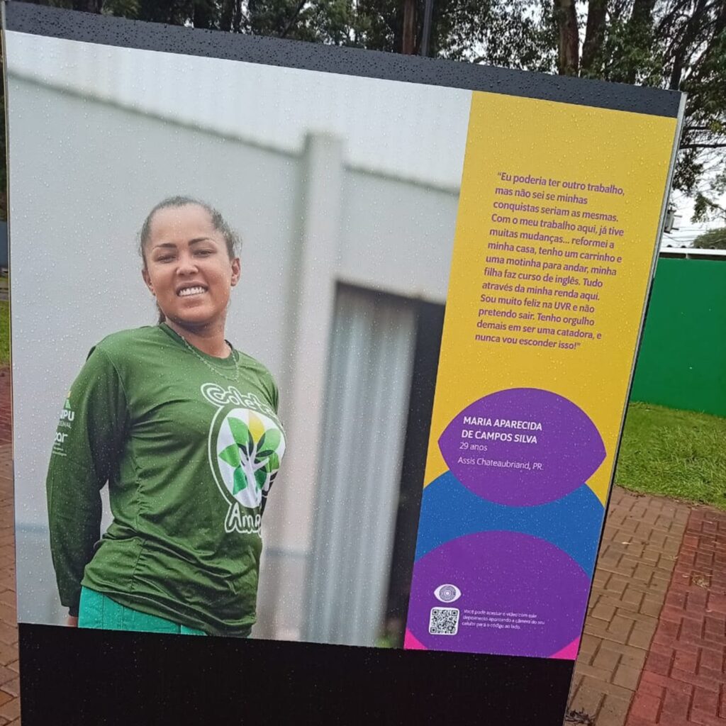 Rosângela Alves e Maria Aparecida de Campos Silva estão entre os destaques da exposição “Reciclando Olhares”