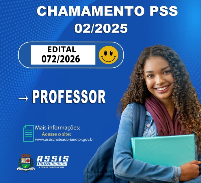 PSS Assis Chateaubriand Edital 072/2026