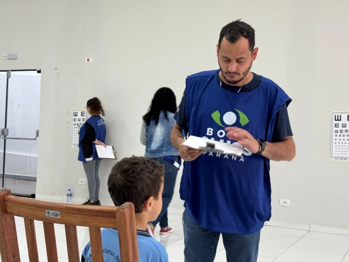 Saúde e Educação: Programa Bons Olhos Paraná inicia triagens oftalmológicas em Jesuítas