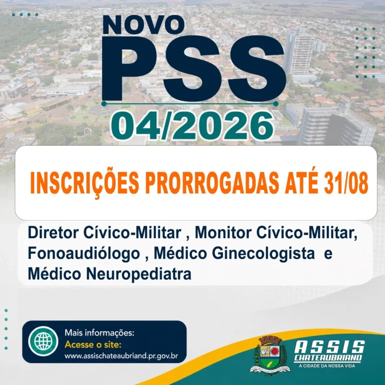 PSS Assis Chateaubriand 2026