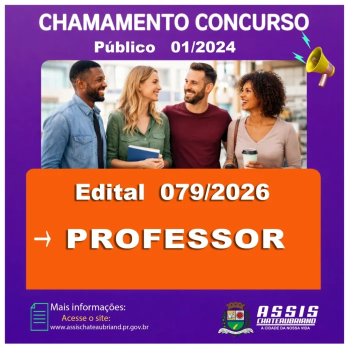 convocação concurso público Assis Chateaubriand
