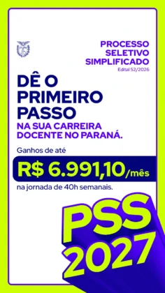 inscri&ccedil;&otilde;es para o PSS 2027